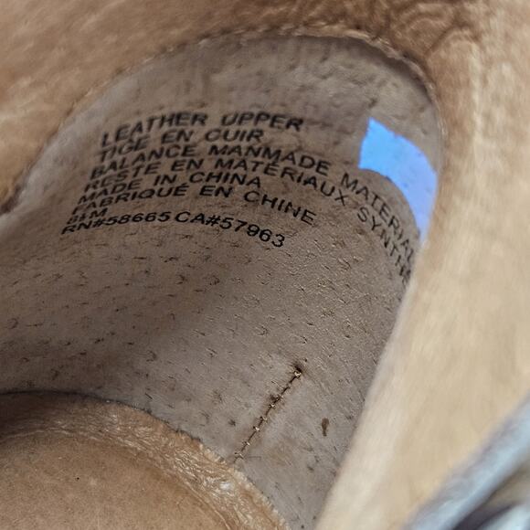 Halogen Nordstrom HAILEY Studded Leather Ankle Boots White Womens US Size 8.5 M - Picture 10 of 12